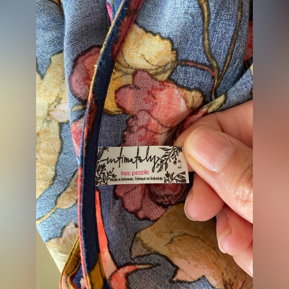 Free People Floral Summer Dress with Open Back - Picture 5 of 5